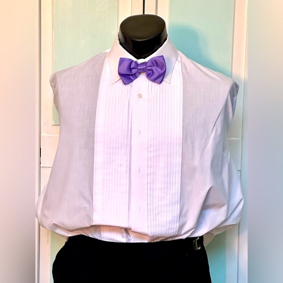 Freesia Purple Wedding Prom Tuxedo Wisteria Pre Tied clip on Bow tie bowtie Boys - Picture 1 of 2